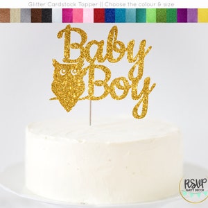 Owl Baby Boy Cake Topper, Owl Boy Baby Shower, Woodland Themed Baby Shower, Owl Cake Topper, Owl Baby Shower Decor