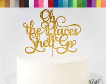 Oh The Places She Ll Go Cake Topper Up Up Away Party Etsy 日本