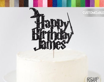 Cake Topper HP Harry Potter toper Glitzer Kuchendekoration Tortenfigur Gold Cake Topper HP Harry Potter toper Glitzer Kuchendekoration Tortenfigur Gold
