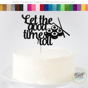 Sushi Let The Good Times Roll Cake Topper, Sushi Cake Topper, Sushi Party Decorations, Japanese Party Decor, Chef Cake Topper, Cooking Party