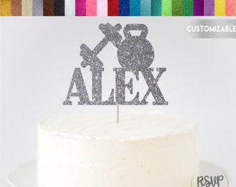 Fitness Cake Topper Etsy