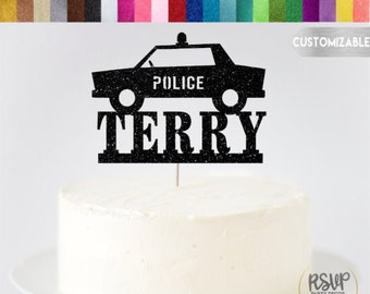 Gateau De Police Etsy