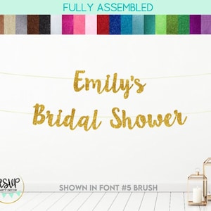 Aangepaste bruids douche banner, gepersonaliseerde toekomstige mevrouw teken, bruids douche naam banner, aangepaste bruids douche decoraties, bruids douche decor