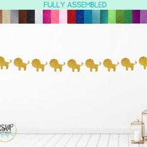 Lion Garland, Jungle Party Decor, Safari Party Decor, Safari Baby Shower Decor, Jungle Verjaardag Party Decor, Zoo Thema Banner