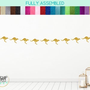 Kangaroo Garland, Decoraciones de fiesta australianas, Decoración de fiesta outback, Decoración de fiesta en el zoológico, Fiesta de cumpleaños de animales, Cumpleaños de canguro, Banner del zoológico