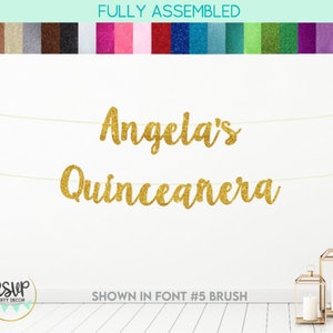 Custom Quinceañera Banner, Mis Quince Name Banner, Personalized Quinceanera Sign, Custom Quinceanera Party Decor, Quincenera Party Decor