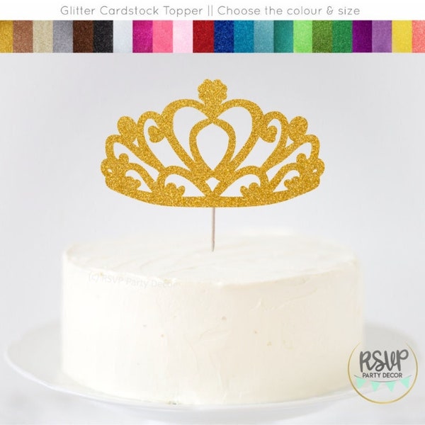 Tiara Cake Toppers Etsy