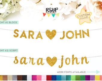 custom name banner etsy