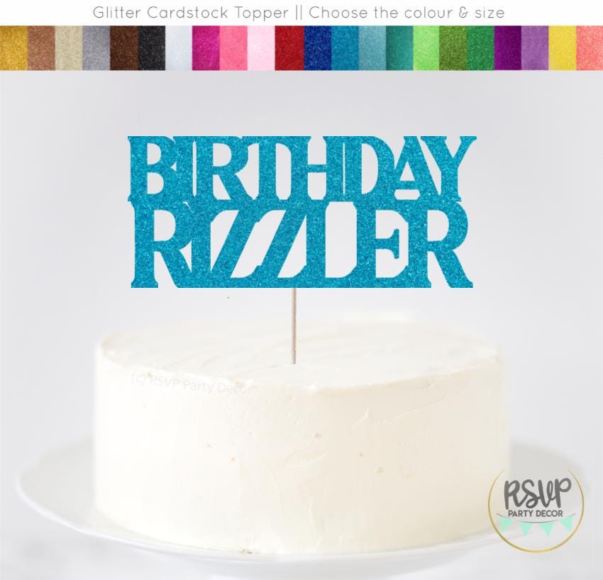 Birthday Rizzler Cake Topper, Rizz Birthday Decorations, Birthday Decor ...