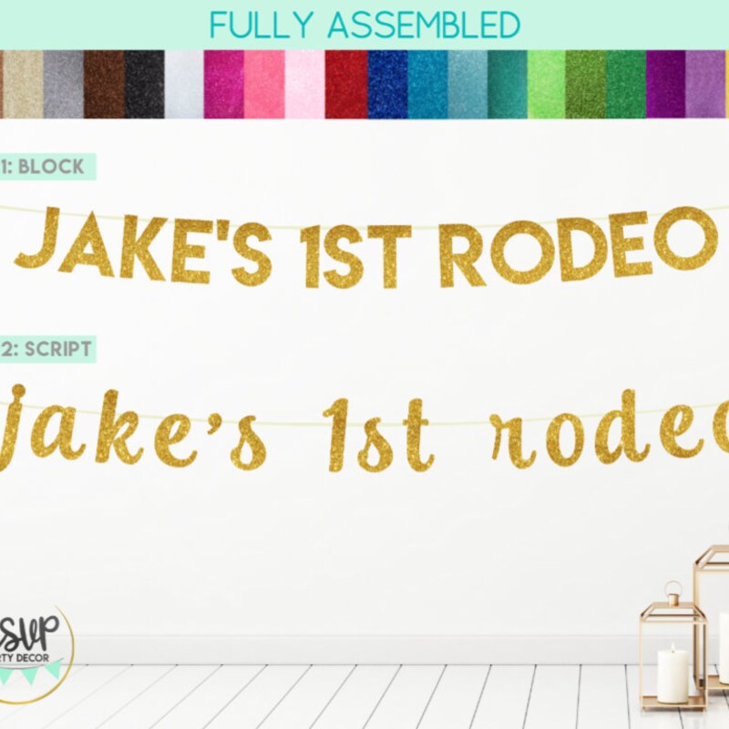 1st Rodeo - Etsy