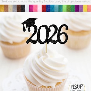 24 Stück Cupcake Topper 'Congrats VET' – Gold Glitzer Deko Für Tierarzt-Abschlussfeiern