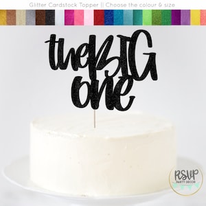 The Big One Cake Topper, Hip Hop 1st Birthday Party Decor, Rap First Cake Smash Topper, Notorious 1st Birthday Party Decor, Big One Sign