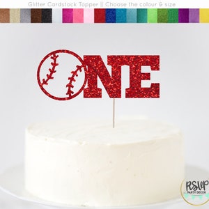 Baseball One Cake Topper, Baseball First Birthday, Baseball Birthday Decorations, Baseball Cake Smash, Rookie Year, Baseball 1st Birthday