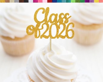 Promotions de 2026 décorations de cupcakes, Décorations de remise de diplômes, Choix de mets de remise des diplômes, Remise des diplômes 2026, Décorations de cupcakes de finissants 2026