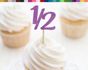 Ercadio Cupcake-Topper Haifischflossen – 24 Stück Glitzernd Für Ozean-Party