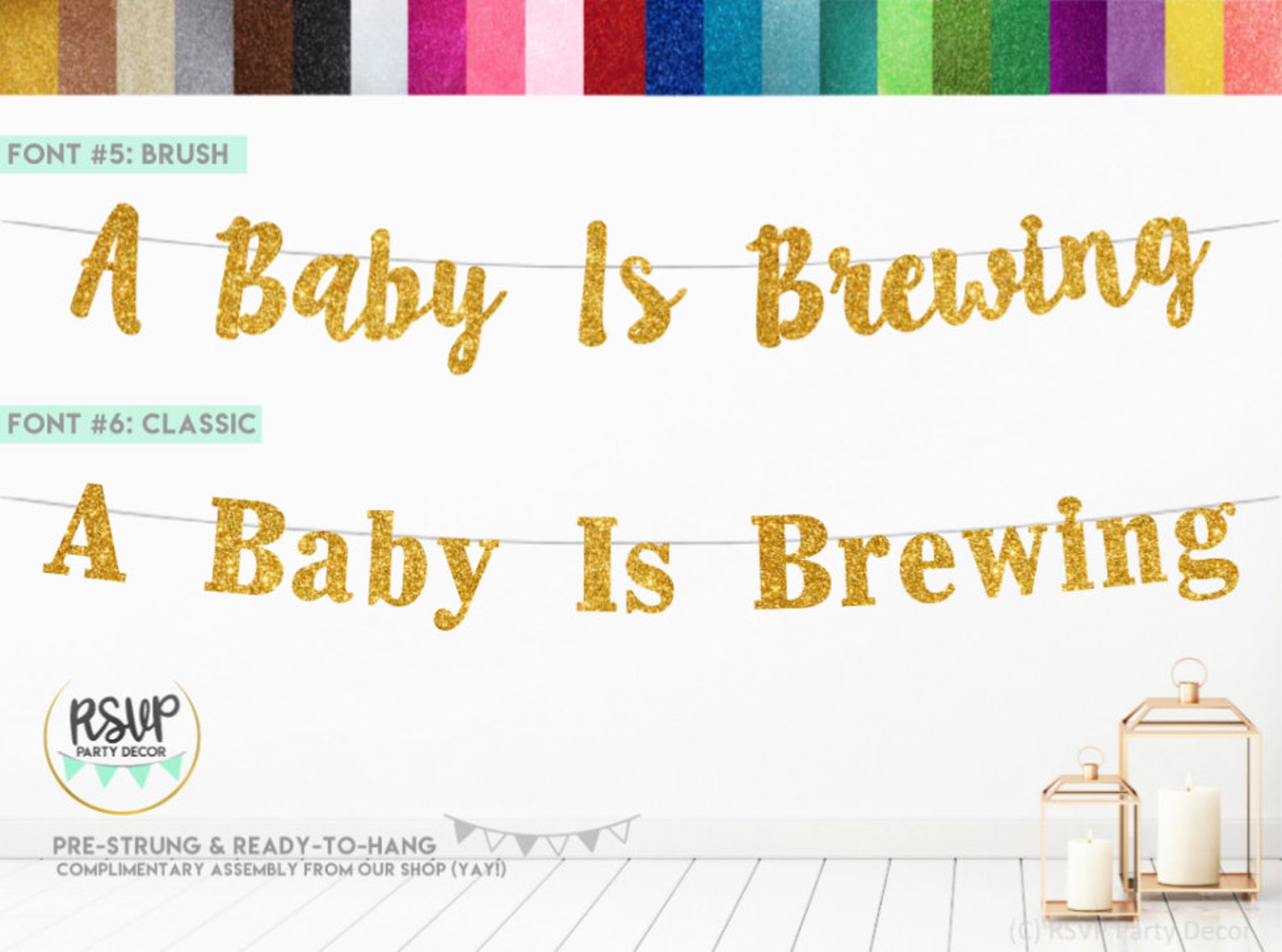A Baby is Brewing Banner A Baby is Brewing Shower - Etsy