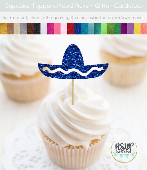 Sombrero Cupcake Toppers Sombrero Food 