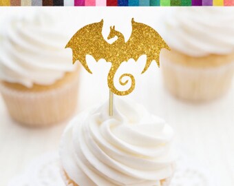 10 stuks Draken Cupcake Toppers - Magische Draken Taartdecoraties voor Fantasiefeestjes - België 10 stuks Draken Cupcake Toppers - Magische Draken Taartdecoraties voor Fantasiefeestjes - België