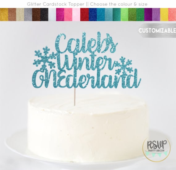 Download Custom Winter Onederland Cake Topper Personalized Winter Onederland Topper Winter Wonderland Party Decor Winter First Birthday Topper By Rsvp Parties And Events Catch My Party