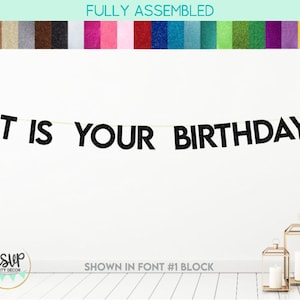 Es ist Dein Geburtstagsbanner, Büro Geburtstag Party Dekoration, Lustiges Geburtstagsbanner, Happy Birthday Bunting, Büro Themen Party Dekor