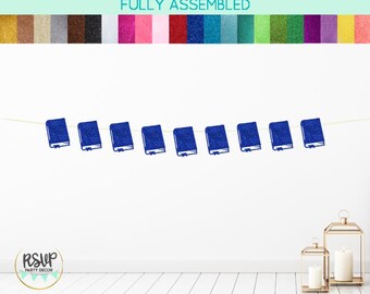 Book Garland, Books Banner, Book Lover Birthday Party Decor, Graduation Party Decor, A New Chapter Begins Banner, Bookworm Decorations