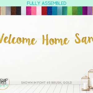 Custom Welcome Home Banner, Welcome Home Sign, Welcome Home Party, Welcome Home Party Decorations, Military Homecoming, Homecoming Banner