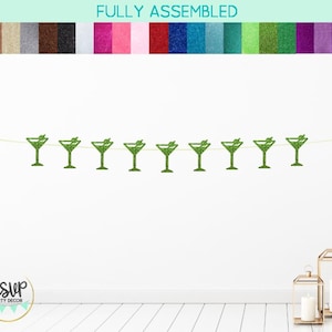 Martini Garland, Martini Birthday Banner, Tini Themed Party Decor, Martini Bachelorette Banner, Tini Bit Older Birthday Party Decor