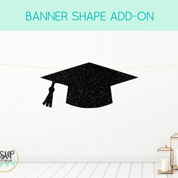 Graduation Cap // Banner Shape Add-On