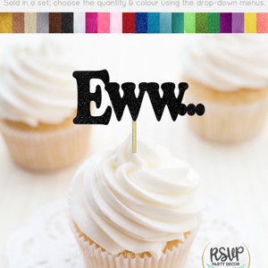 Eww Cupcake Toppers, Schitt es Creek Cupcake Toppers, Schitt es Creek Geburtstag Dekoration, Lustige Party Deko, Ew Cupcake Toppers