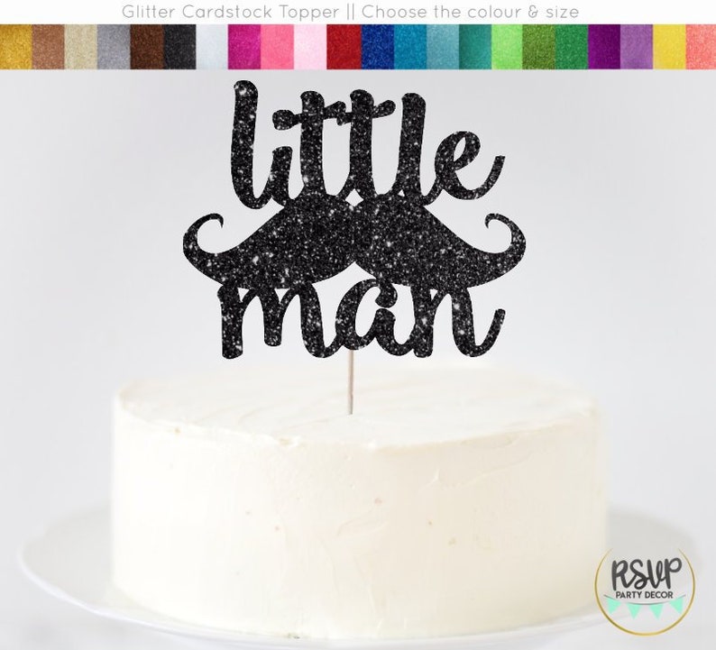 Little Man Cake Topper Little Man Party Decor Smash Cake | Etsy