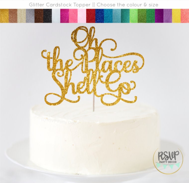 Oh The Places She Ll Go Cake Topper Up Up Away Party Etsy 日本