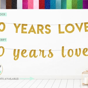 80 Years Loved Banner, 80 Years Loved Sign, 80th Birthday Banner, 80th Birthday Party Decorations, Happy 80th, Glitter Banner, 80th Banner