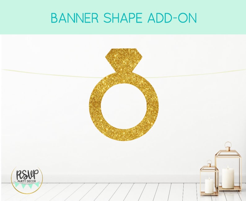 Ring // Banner Shape Add-on - Etsy
