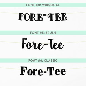 Fore-Tee Banner, Golf Hole Garland, Golf 40th Birthday Party Decor, Golfing 40th Party Decor, Man Happy 40th Golf Themed Party Supplies image 3