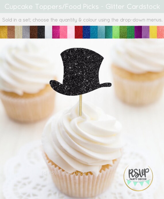 Top Hat Cupcake Toppers Top Hat Food Picks Little Man Cupcake Toppers Little Man Party Decorations Snowman Toppers Mr Onederful Party By Rsvp Parties And Events Catch My Party