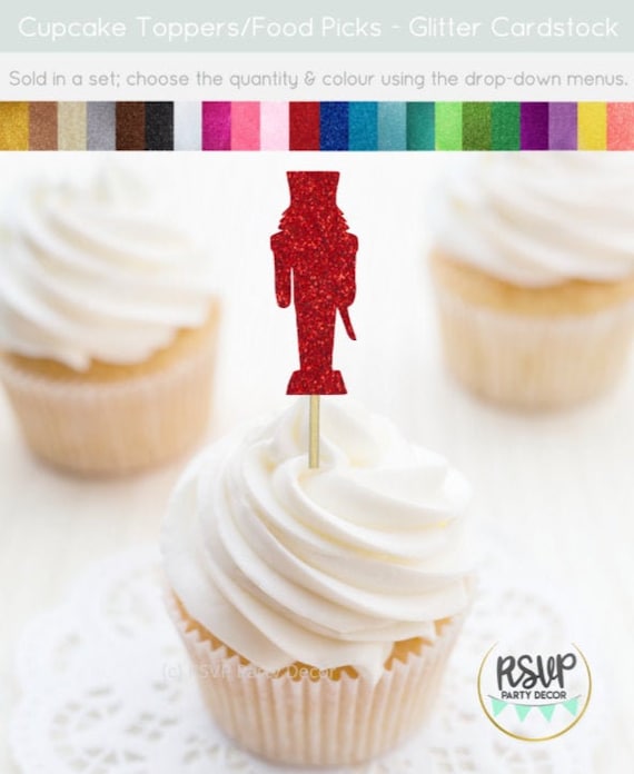 Nutcracker Cupcake Toppers, Sugar Plum Fairy Toppers, Nutcracker Party