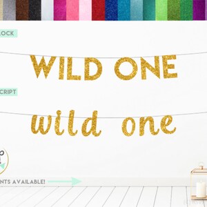 Wild One Banner, Wild One Sign, Wild One Party Decor, Wild One Birthday, Tribal Party Decor, Tribal Banner, 1st Birthday Banner, Wild Thing