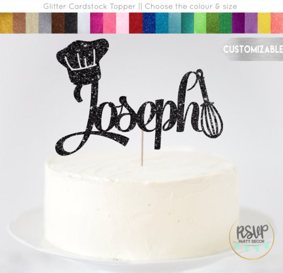 Topper de pastel de chef personalizado chef graduation cake Etsy España