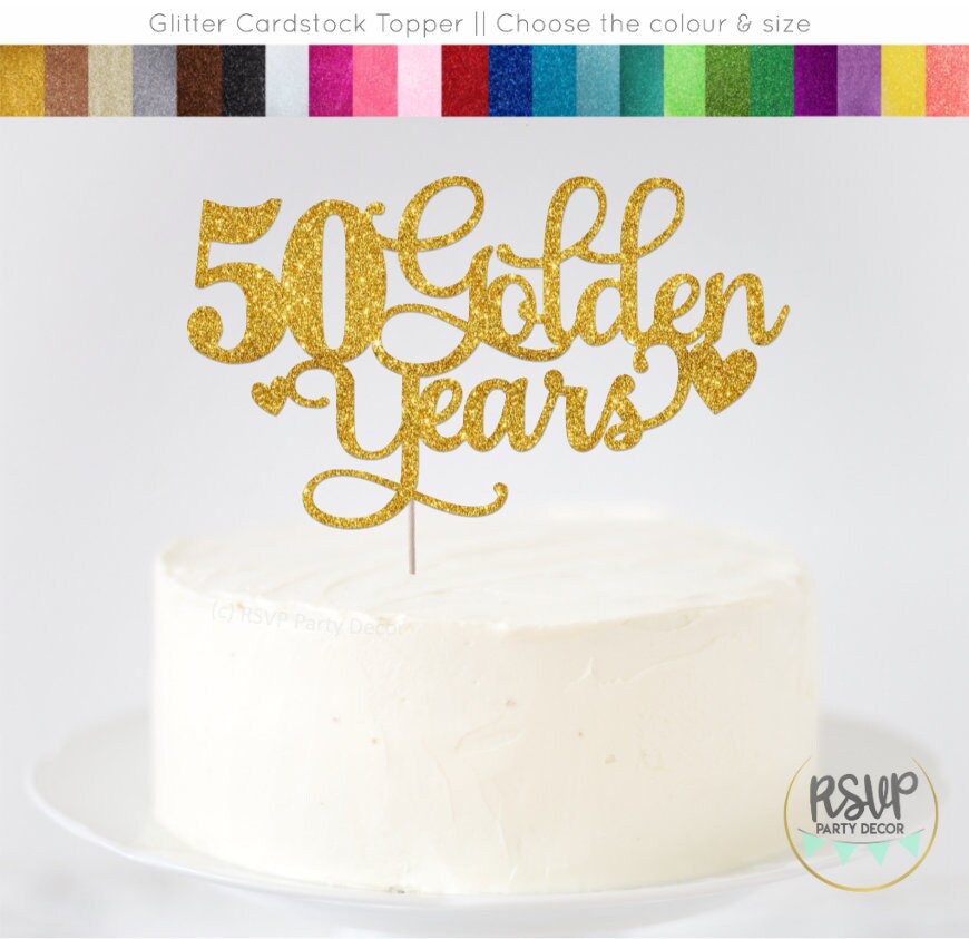 Gold Cookie One Cake Topper Glitter Oro Per Primo Compleanno - Decorazione Baby Shower Torta - 2