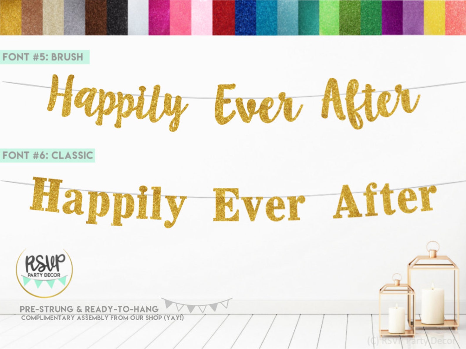 Happily Ever After Banner Fairytale Wedding Banner Princess - Etsy