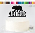 Custom Bear Cake Topper, Woodland Cake Topper, Lumberjack Cake Topper, Bear Party Decorations, Woodland Birthday Decor, Lumberjack Birthday