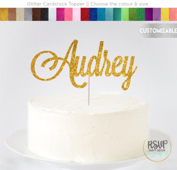 Custom Name Cake Topper Il_570xn