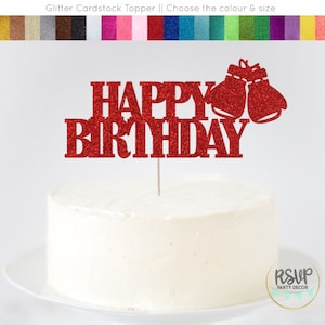 Boxing Gloves Happy Birthday Cake Topper, Boxing Birthday Party Decor, Fitness Cake Topper, Kickboxing Birthday Party Decor