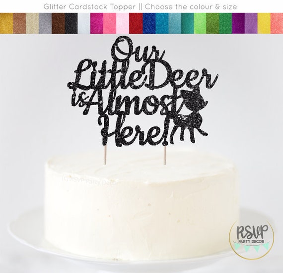 oh deer baby shower cake