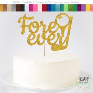 Fore Ever Cake Topper, décorations de mariage de golf, gâteau de mariage de golf, gâteau du marié, décor de mariage sur le thème du golf élégant