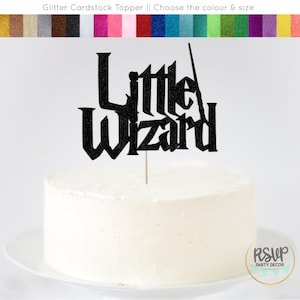 Little Wizard Cake Topper, Wizard 1st Birthday Cake Topper, Wizard Baby Shower Decorations, Magic Cake Smash Topper, Baby Wizard Cake Topper