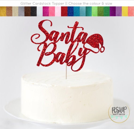 Santa Baby Cake Topper 