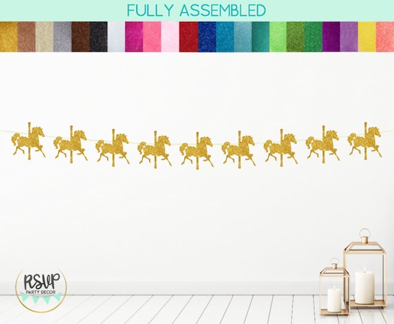 Carousel First Birthday Carousel Garland| Carousel Horse Banner Carousel Party Decor Happy Birthday Banner Carousel Banner Carousel First Birthday Carousel Garland| Carousel Horse Banner Carousel Party Decor Happy Birthday Banner Carousel Banner