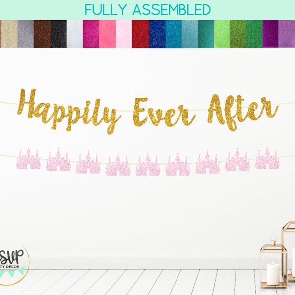 Happily Ever After Banner - Etsy