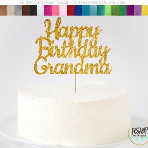 Happy Birthday Oma Cake Topper, Oma Geburtstagsschild, Oma Geburtstag Dekoration, Oma Geburtstag Party, Großeltern Geburtstag Topper